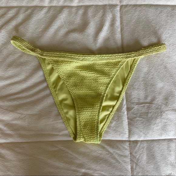 Yellow Cheeky Swim Bottoms - Picture 2 of 4